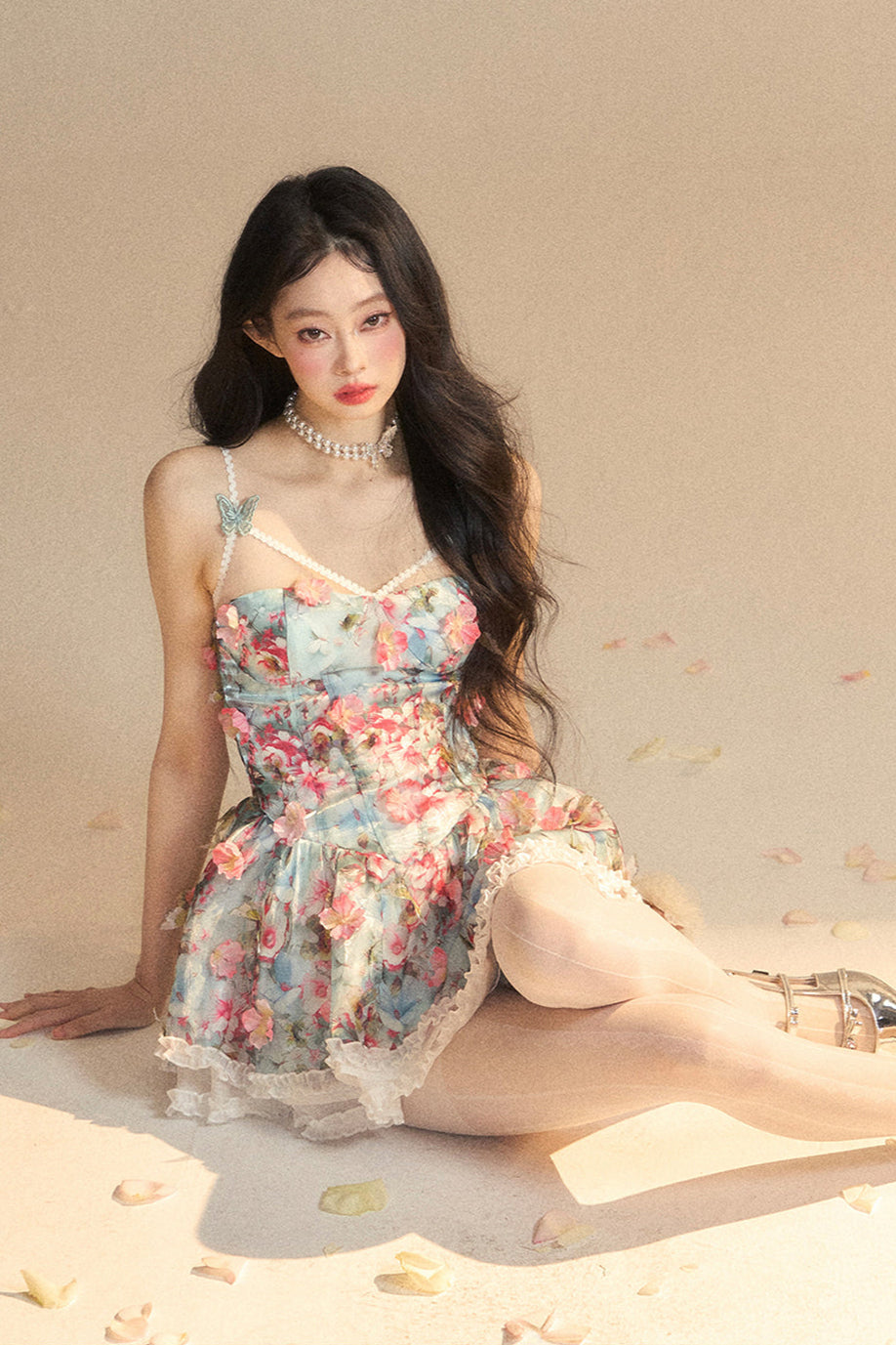 Camisole Floral product Princess Dress Painting Pre-order