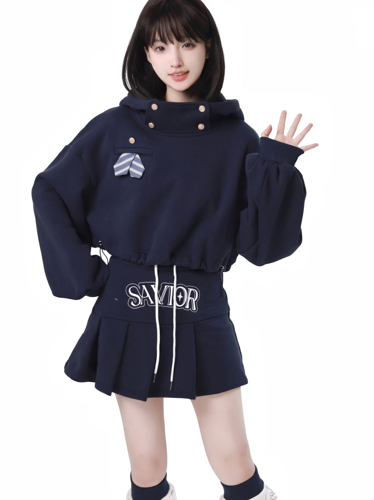 カプリセンヴィブルーカレッジカラーニュースタイルスーツ