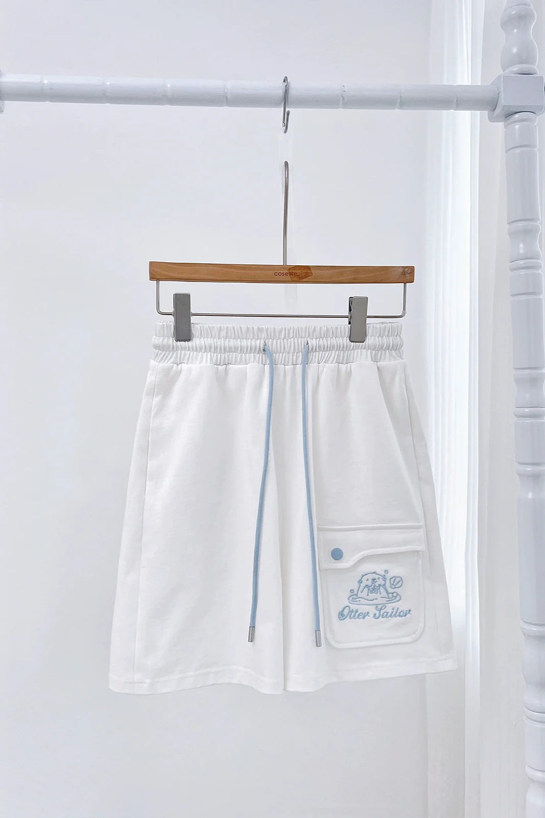 Sailor Neighborhood👼 Reserved Pants Subculture Tops Striped Collar Half Angel + Item