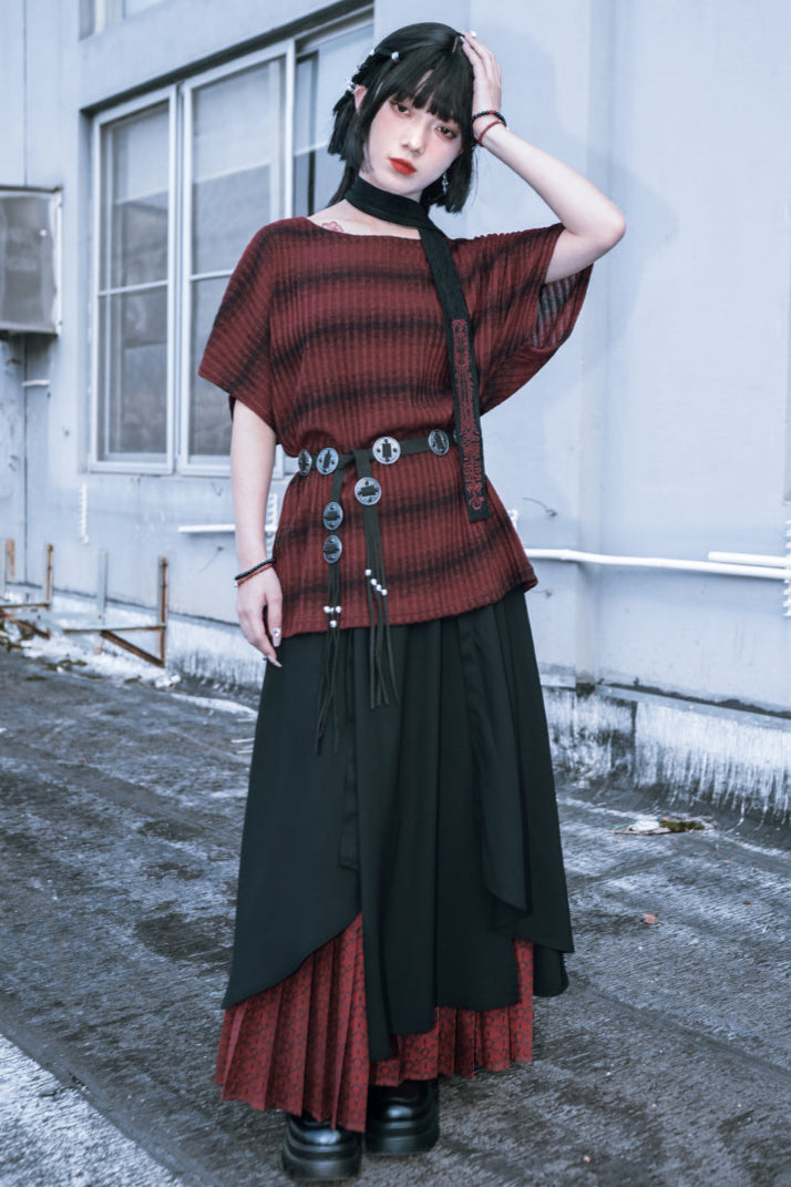 Dark Border Loose T-Shirt