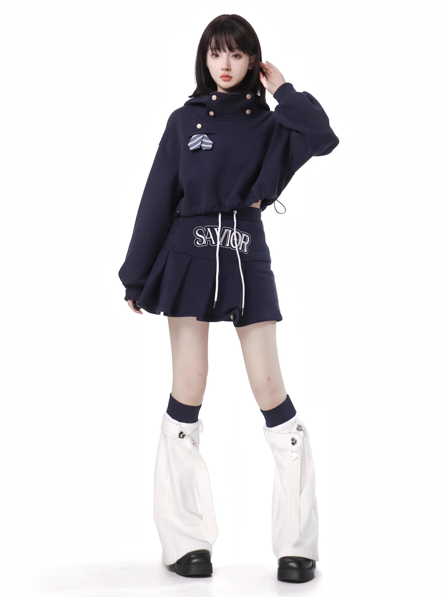 カプリセンヴィブルーカレッジカラーニュースタイルスーツ