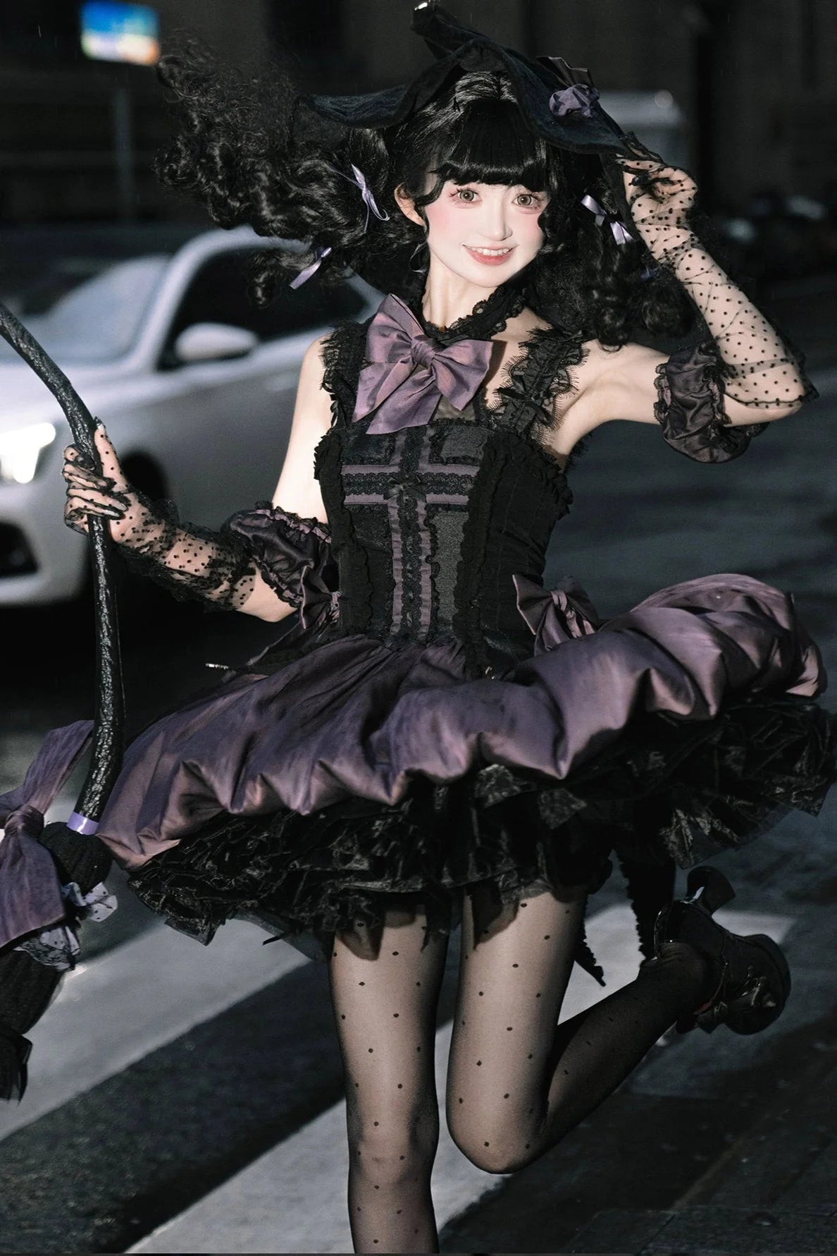 Cat Lolita Cute Dress Magical Witch Little Dark
