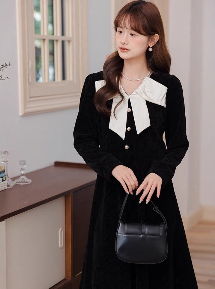 Dress Retro Chic French Style College