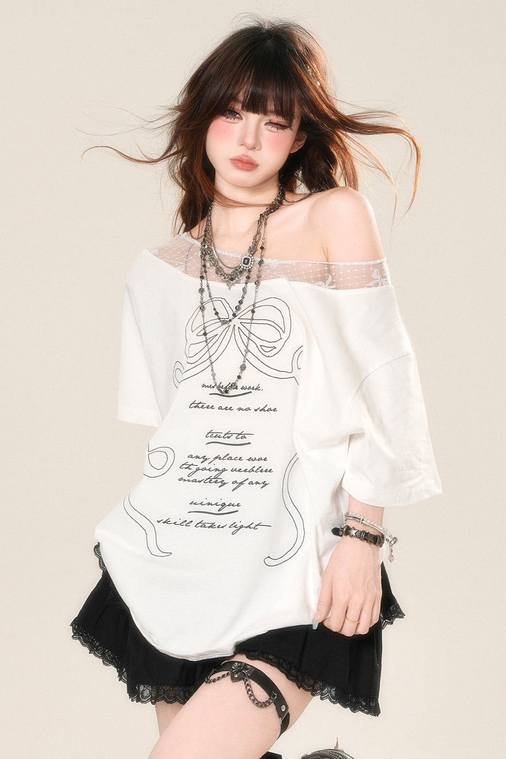 Whitey One Tops Shoulder Loose