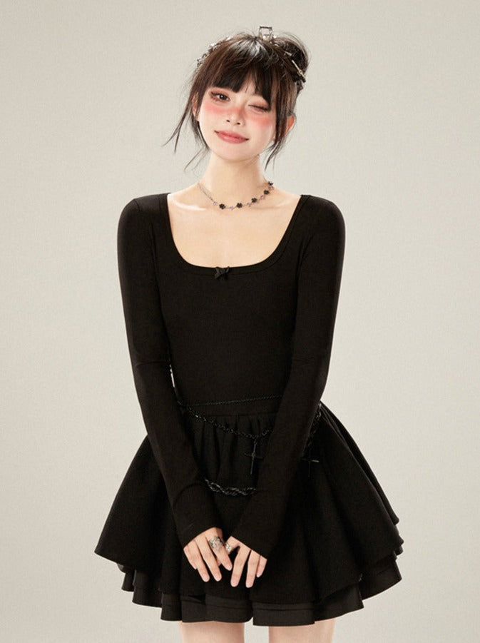 Little French Dress Black