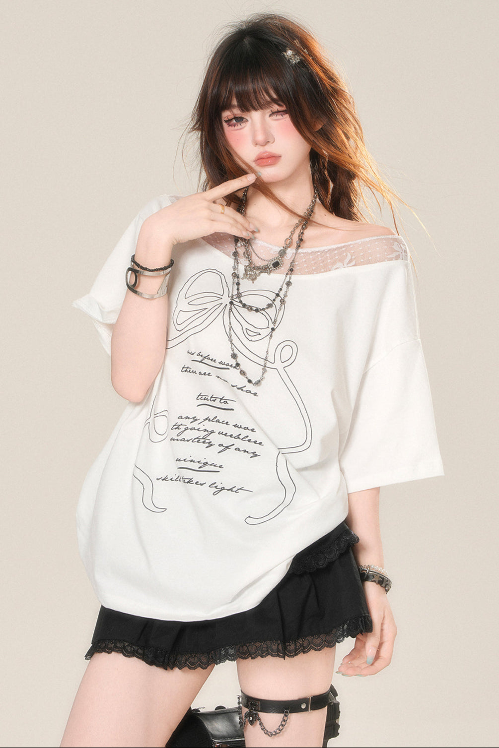 Whitey One Tops Shoulder Loose
