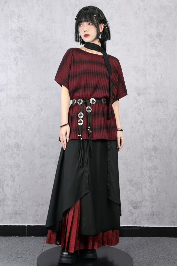 Dark Border Loose T-Shirt