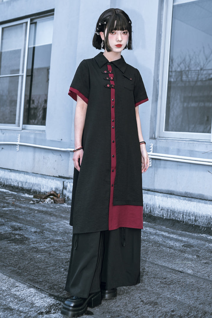 Dark Shirt China Dress Country