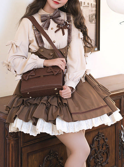 suspender Check trolley tatini treatment skirt