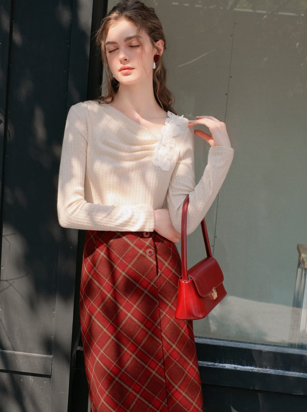 Queen Milk Sweet Tops French Lazy