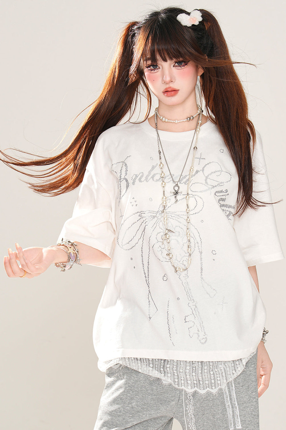 Light Top Rouge Lace Subculture