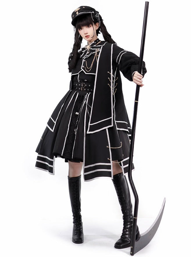 Lolita Armee Urteil Uniform Ritter Militär Set Niedrig