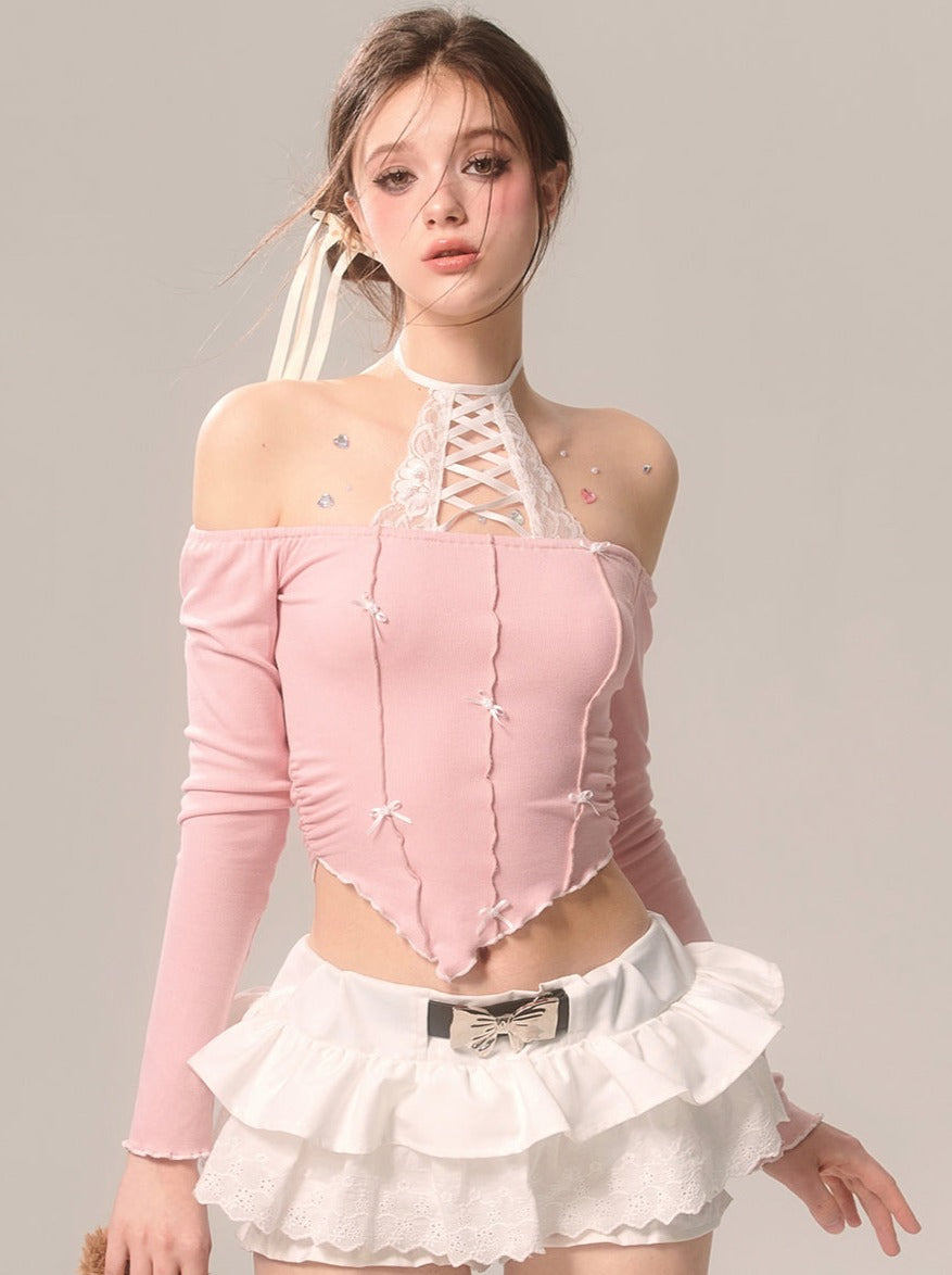 Top Ribbon Sweet Little Asymmetrical
