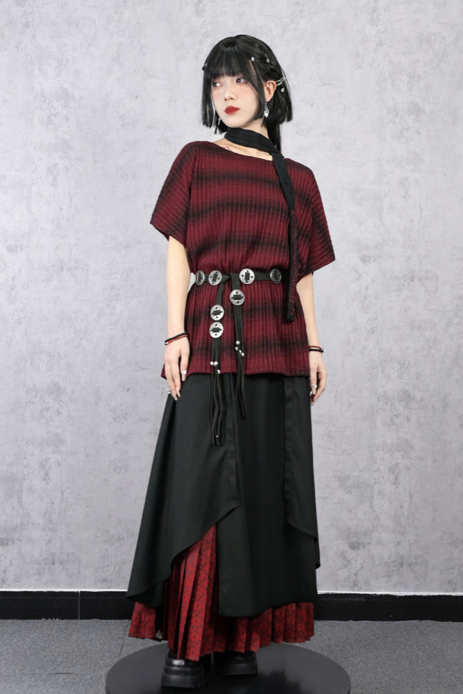 Dark Border Loose T-Shirt