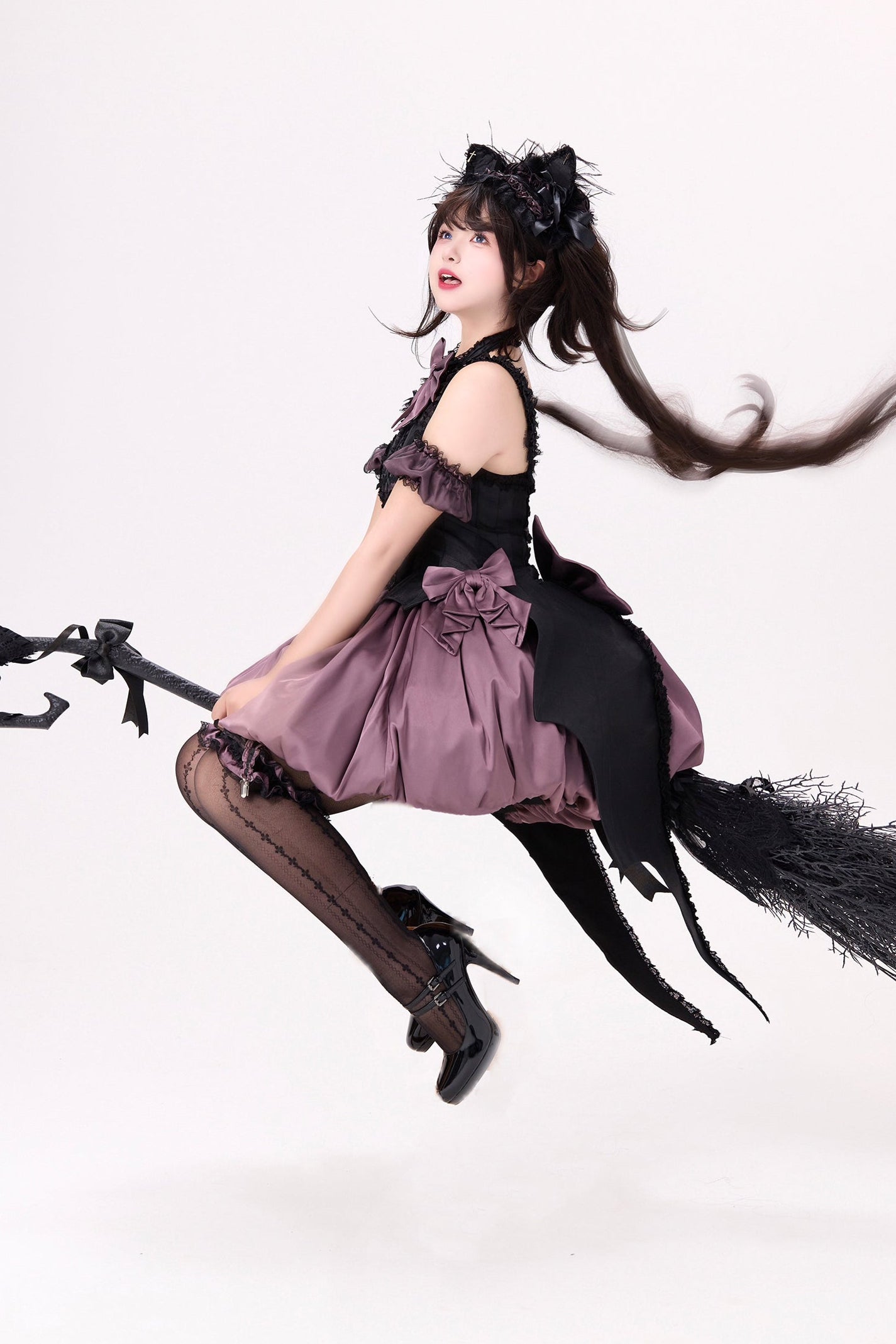 Cute Witch Little Dress Lolita Dark Cat Magical