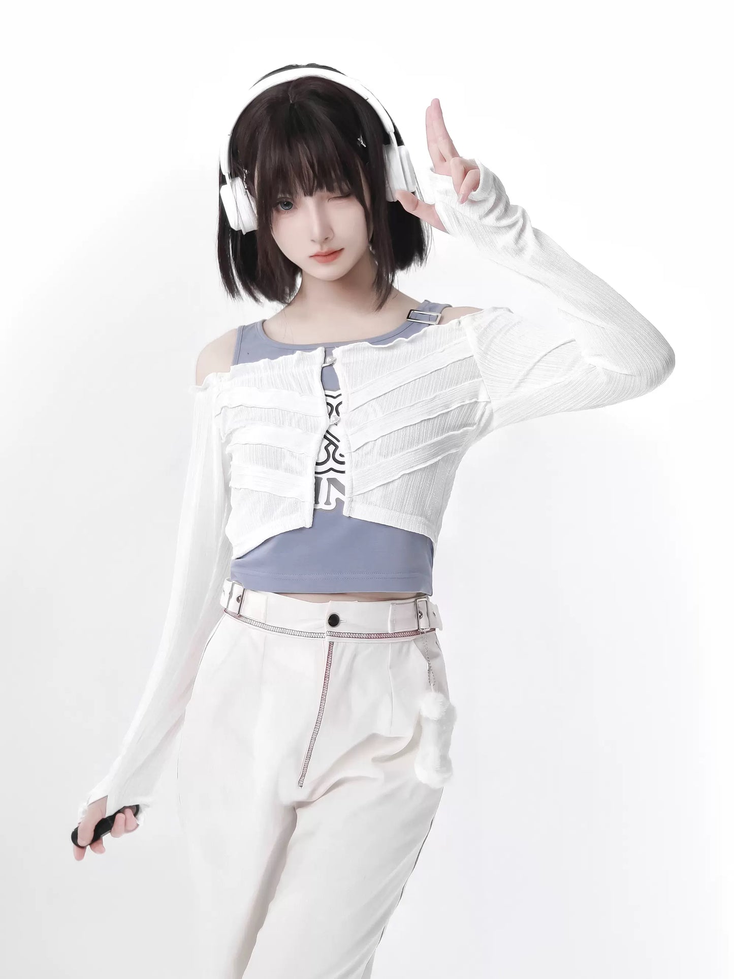 Veste d'été squelette de couleur de costume bleu blanc crème solaire d'invasion fraîche