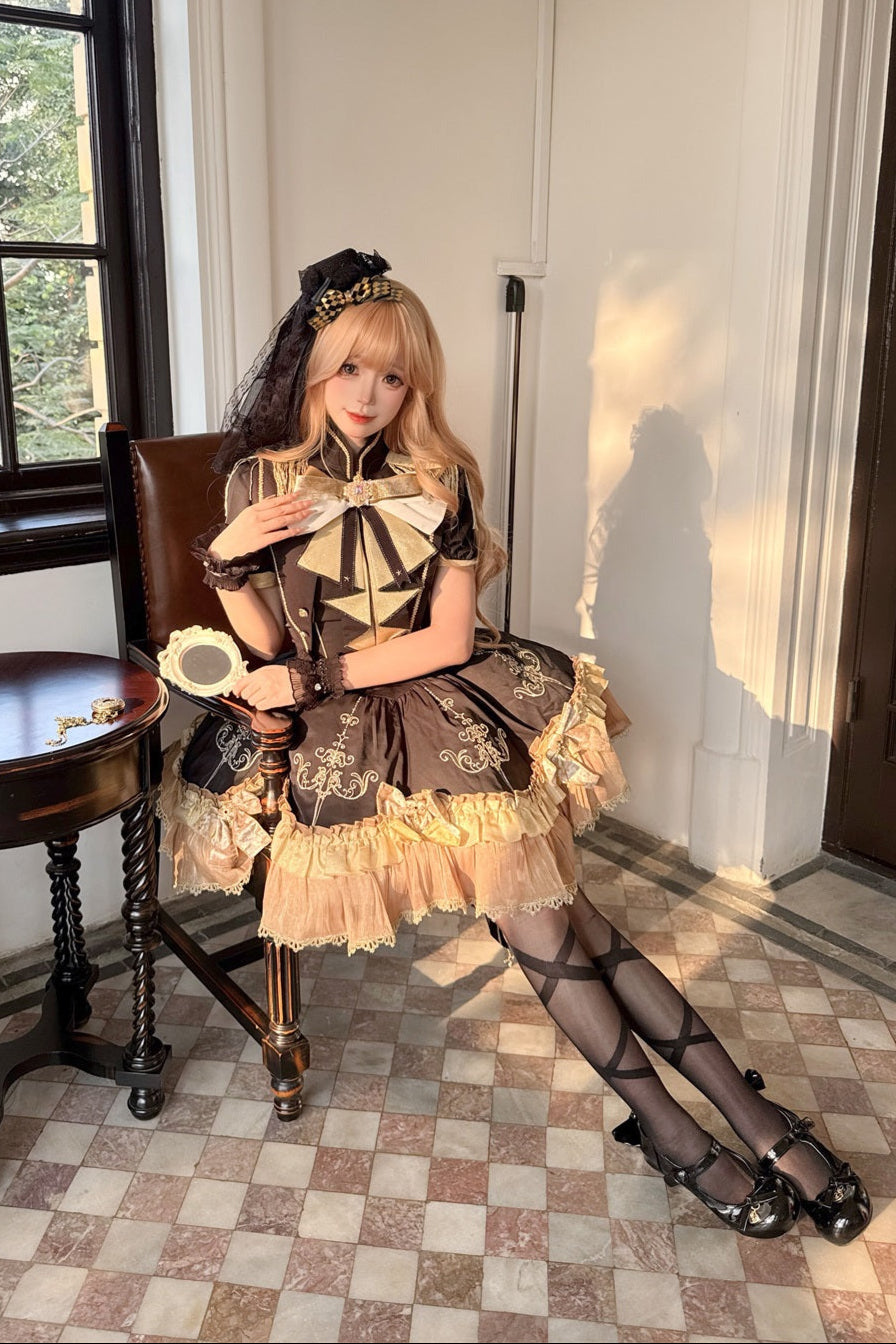 Shawl Dress Dark + Cute Lolita