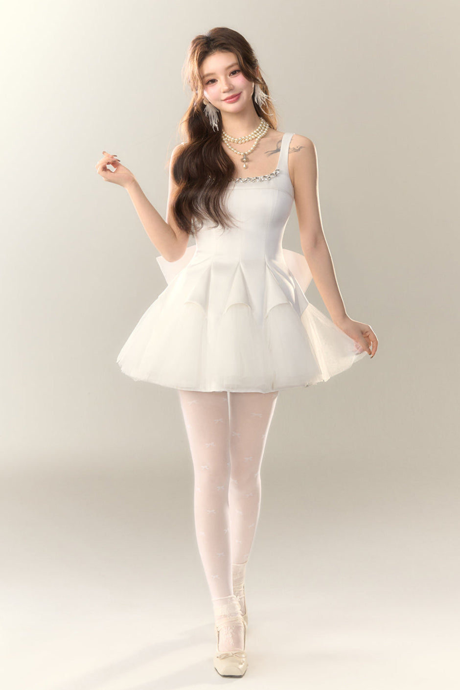 Dance Swan Gradient Princess Dress