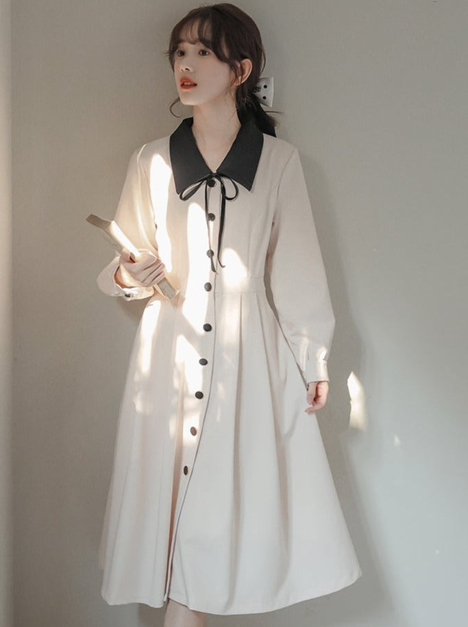 Style Dress French Retro Shirt Girly