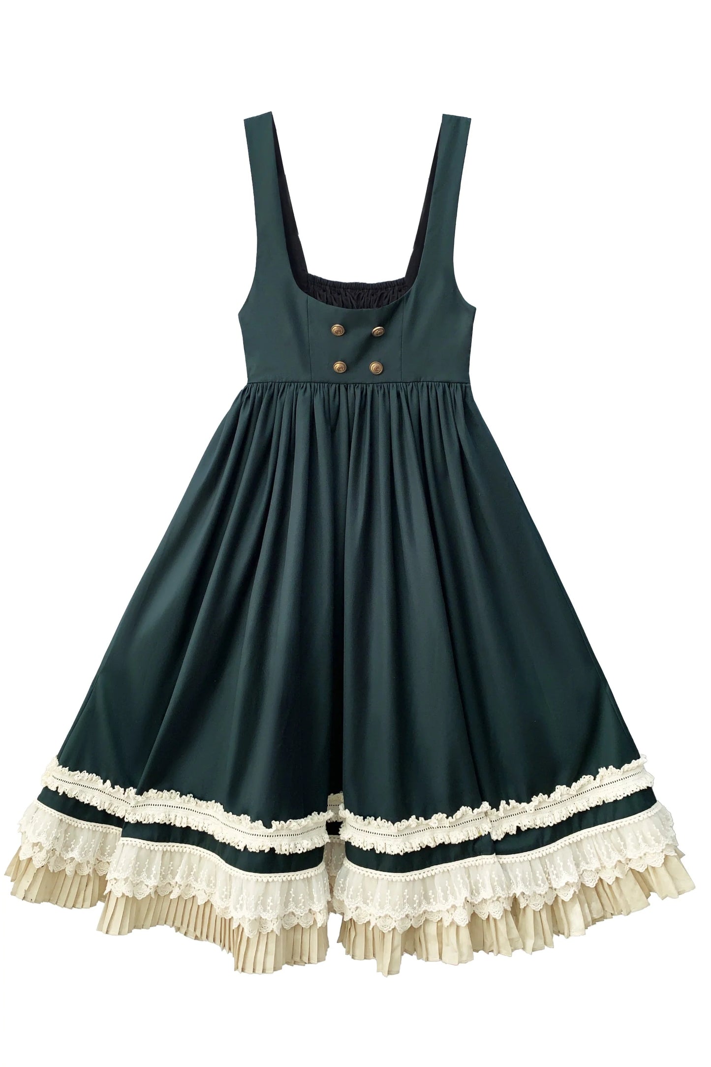 skirt vest big shirt + college brooch Western-style ribbon puff sleeve