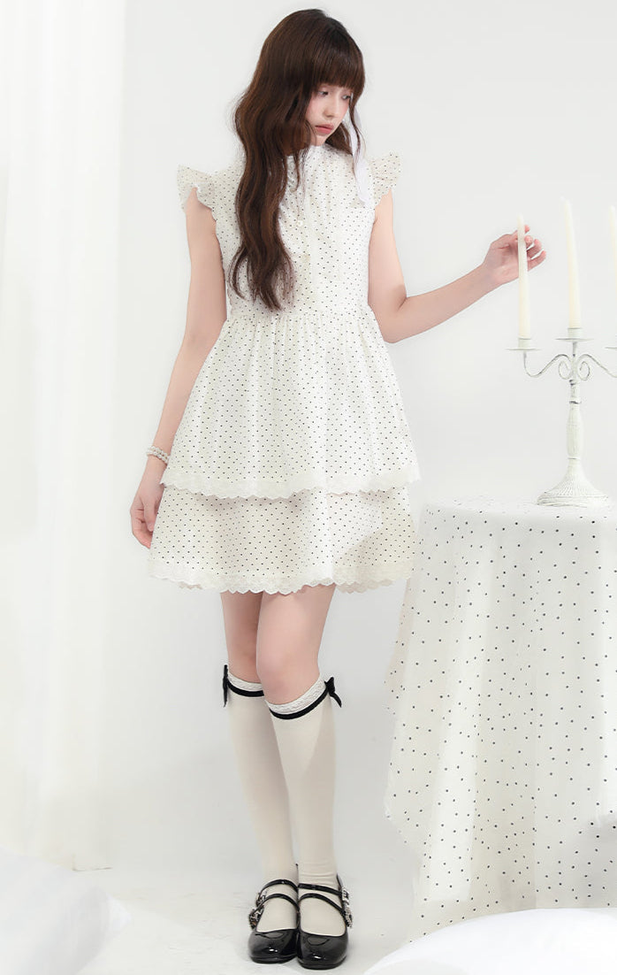 Cake Flying Doppelärmelkleid
