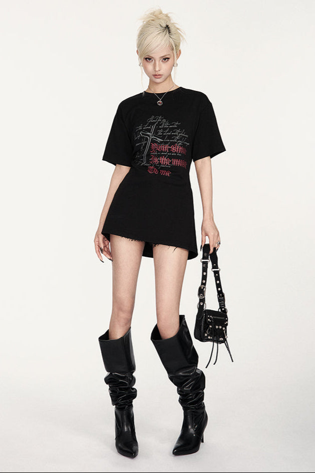 Mädchen T-Shirt Cross Fitted Spicy