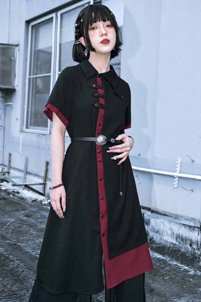 Dark Shirt China Dress Country