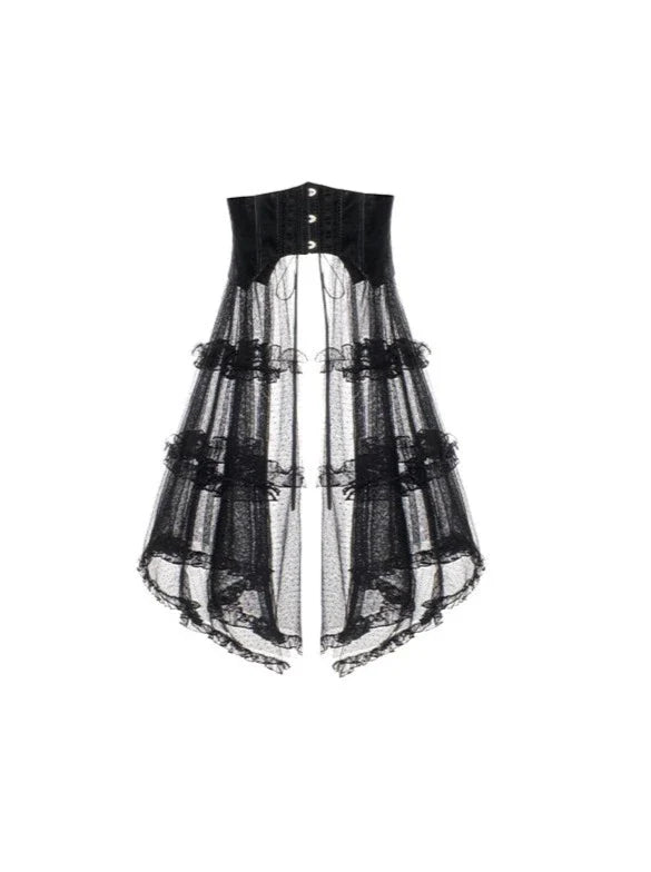 Puzi Suspender Lace Print + With Original Skirt Dress Design Kula