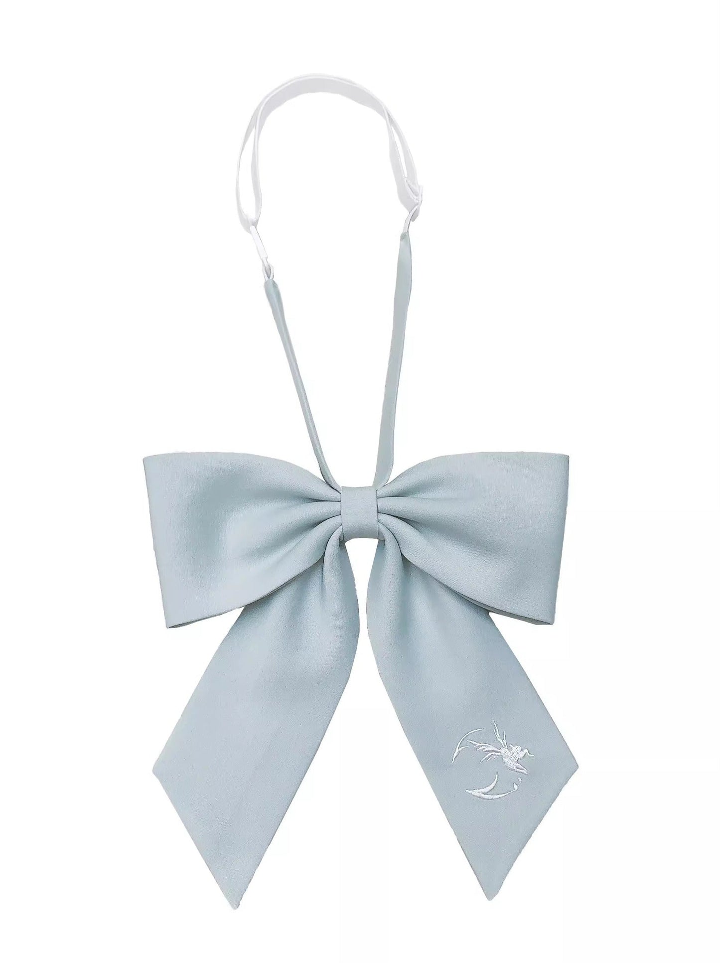Sleeve Haori Tulle Overskirt Ribbon Badge Collar Puff Sailor Tie Dress