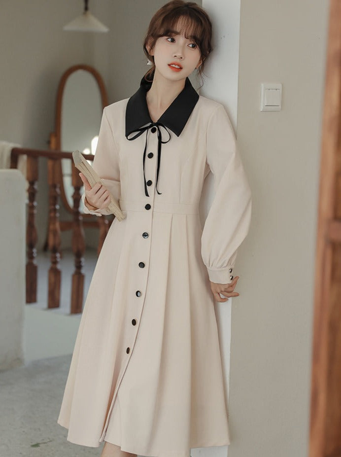 Style Dress French Retro Shirt Girly