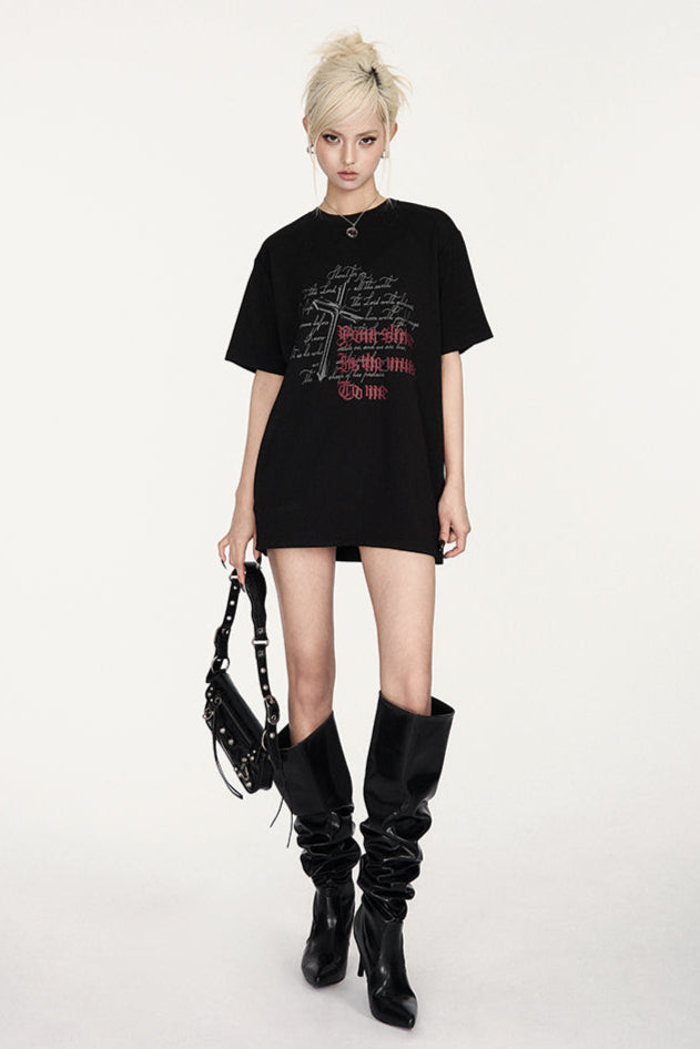 Mädchen T-Shirt Cross Fitted Spicy