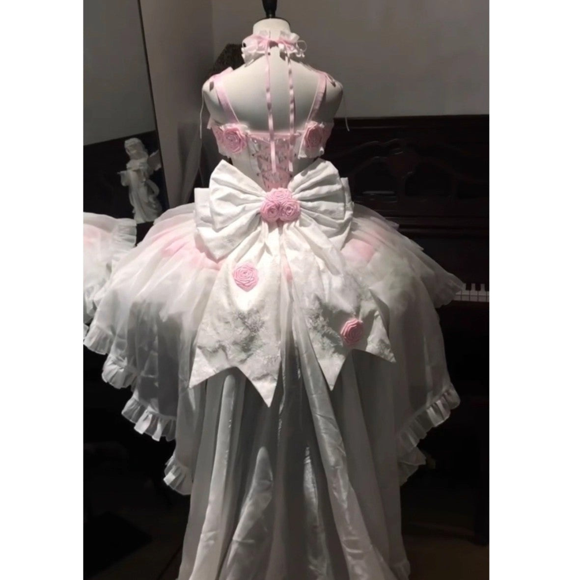 Elegant Pink White Lolita Dress BE007