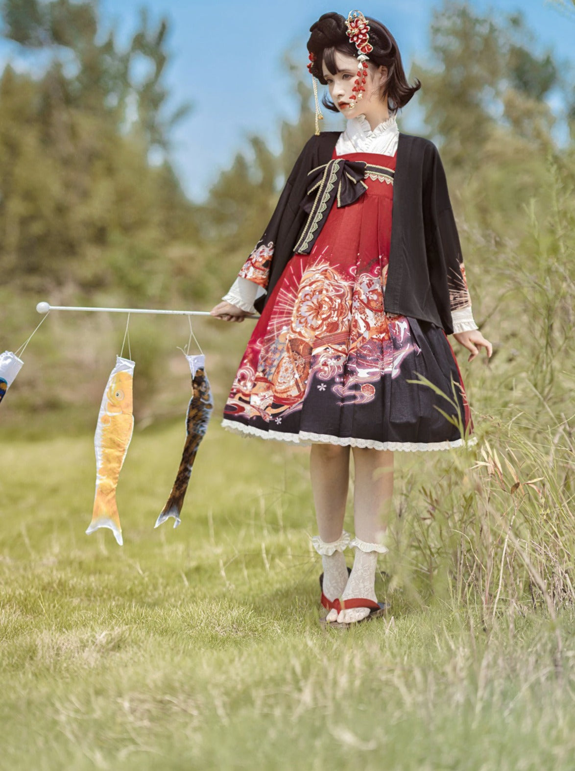 Lolita Japanisches Dunkles Set