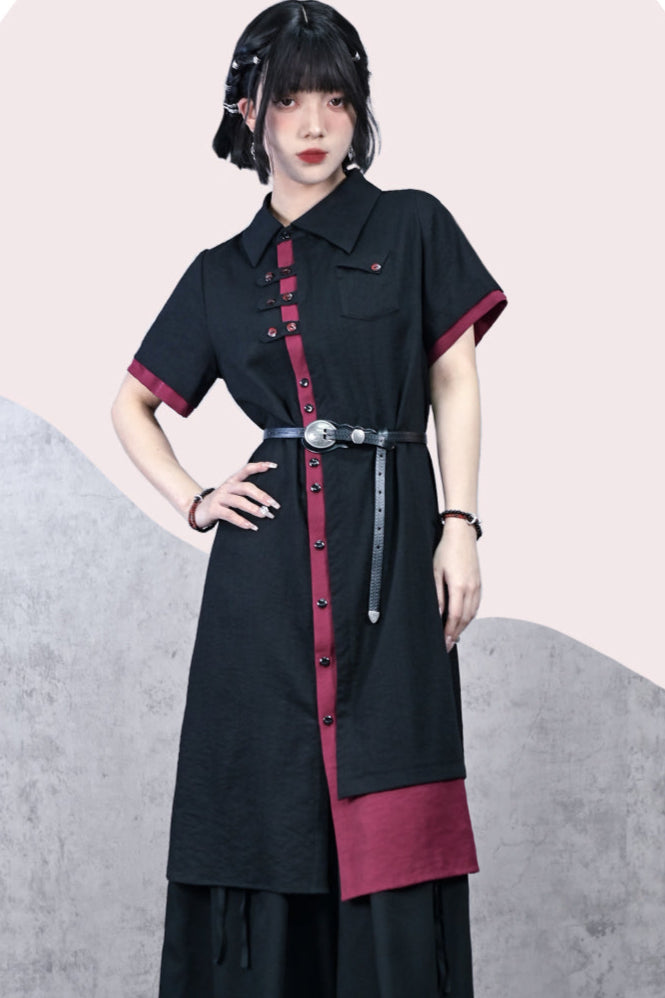Dark Shirt China Dress Country