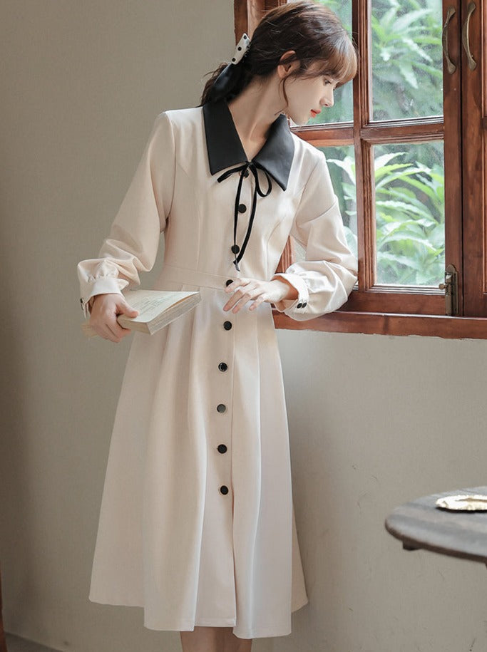 Style Dress French Retro Shirt Girly