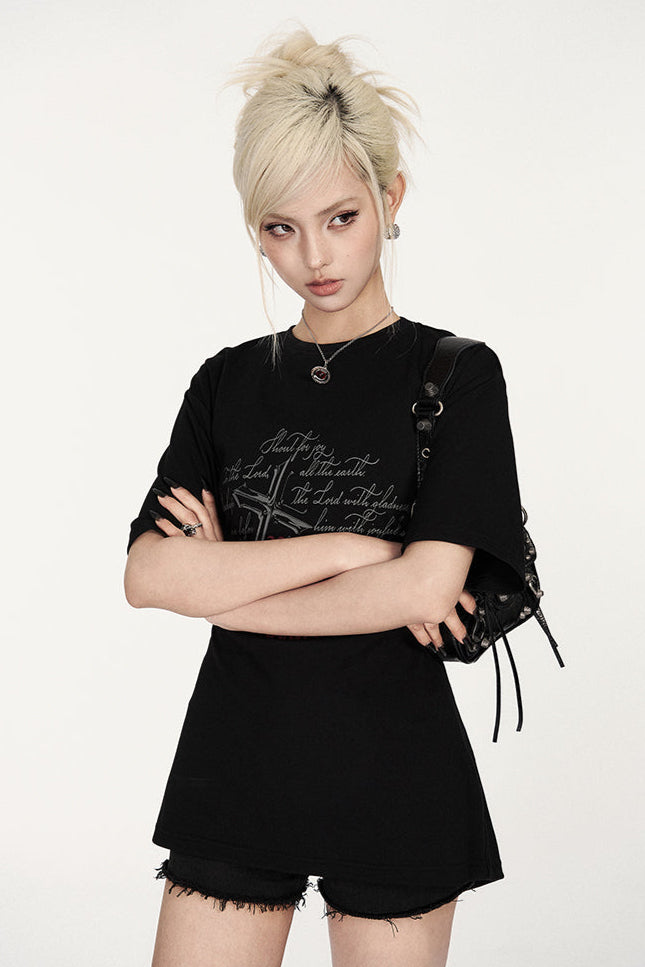 Mädchen T-Shirt Cross Fitted Spicy