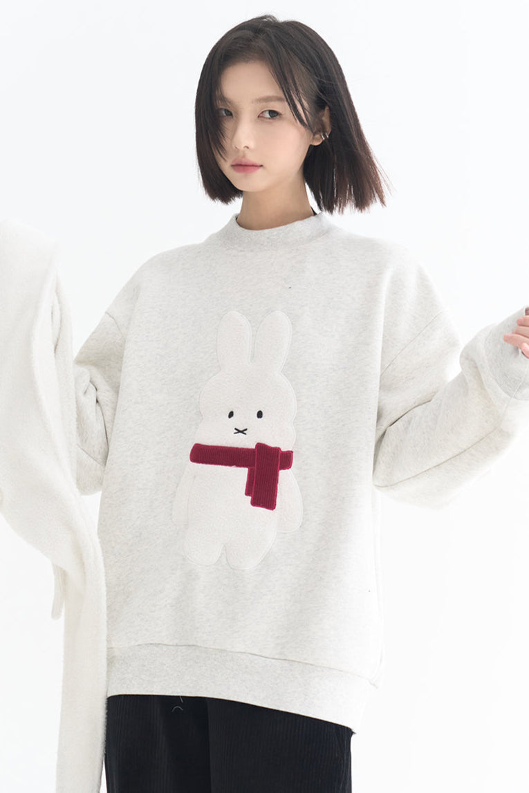 Motif Sweatshirt Rabbit