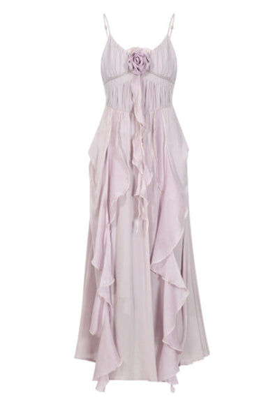 Rose Dress Work Heavy Ruffle Manta