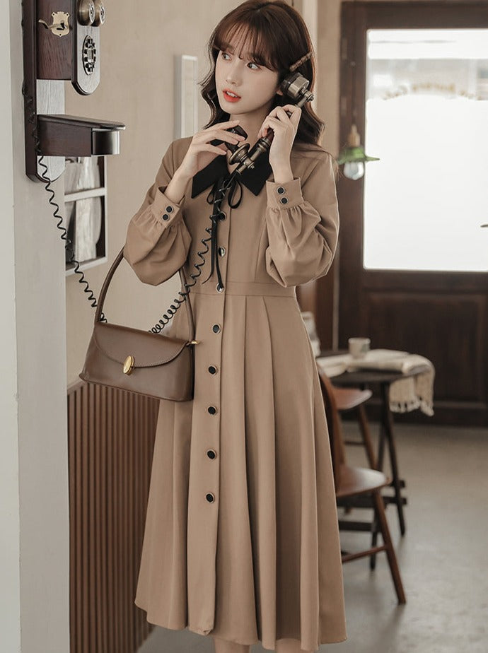 Style Dress French Retro Shirt Girly