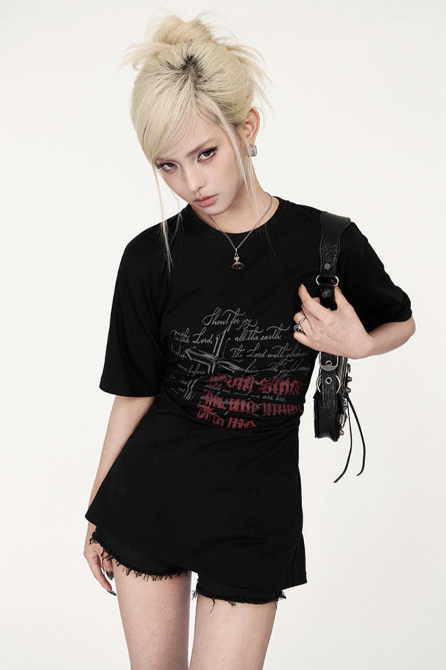 Mädchen T-Shirt Cross Fitted Spicy