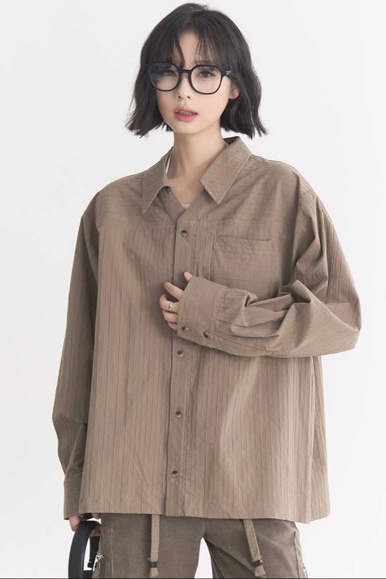 Museum Gravity Top Loose Women's Spring Peplum 2025