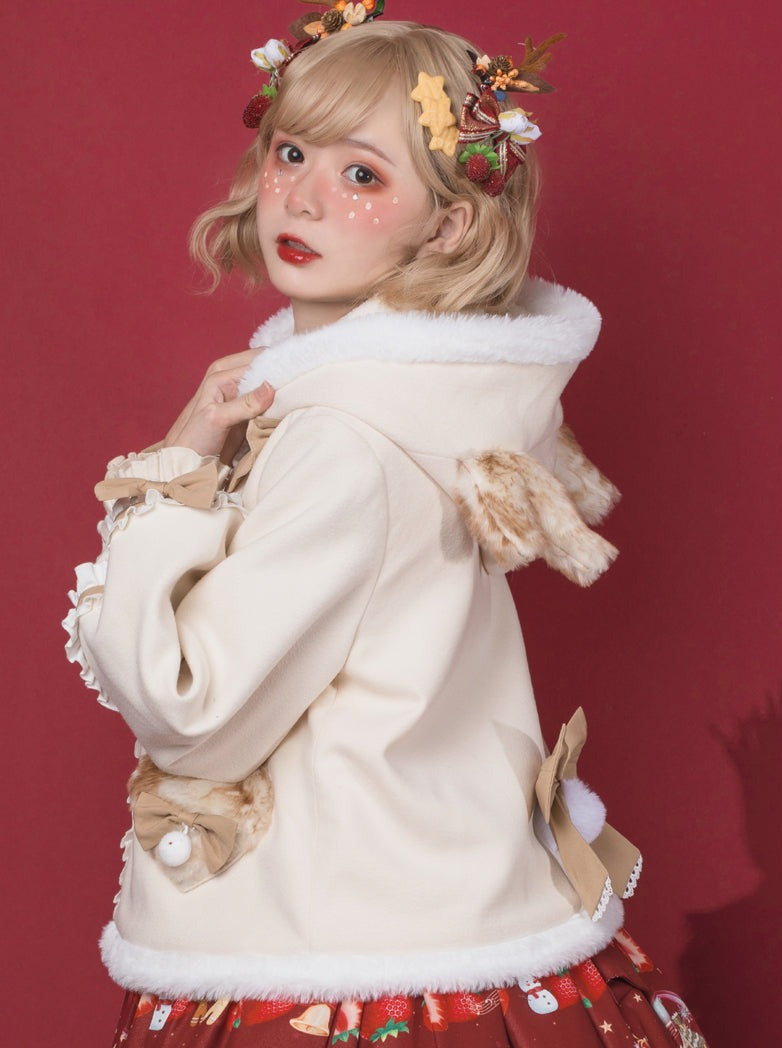 Lorita Jacket Cape Velvet Big Bow