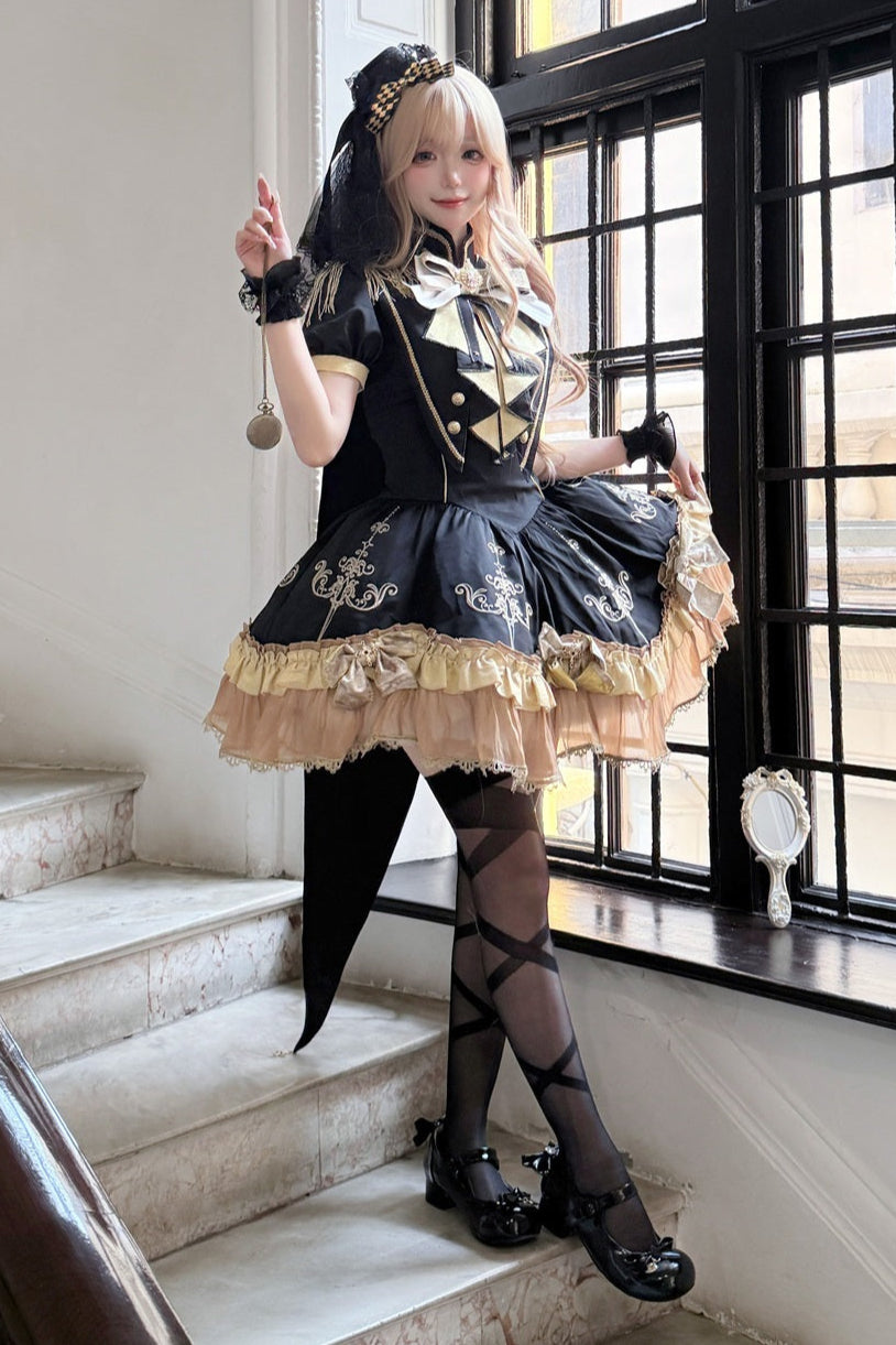 Shawl Dress Dark + Cute Lolita