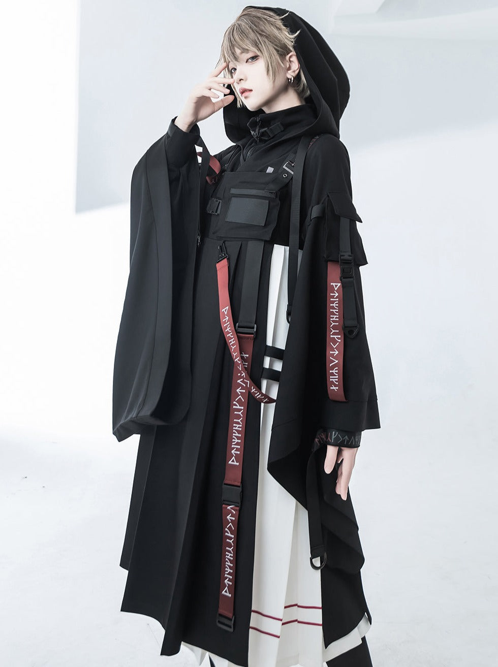 Skirt Inner Jumper Tops Cool + Hooded Cardigan + Waistland