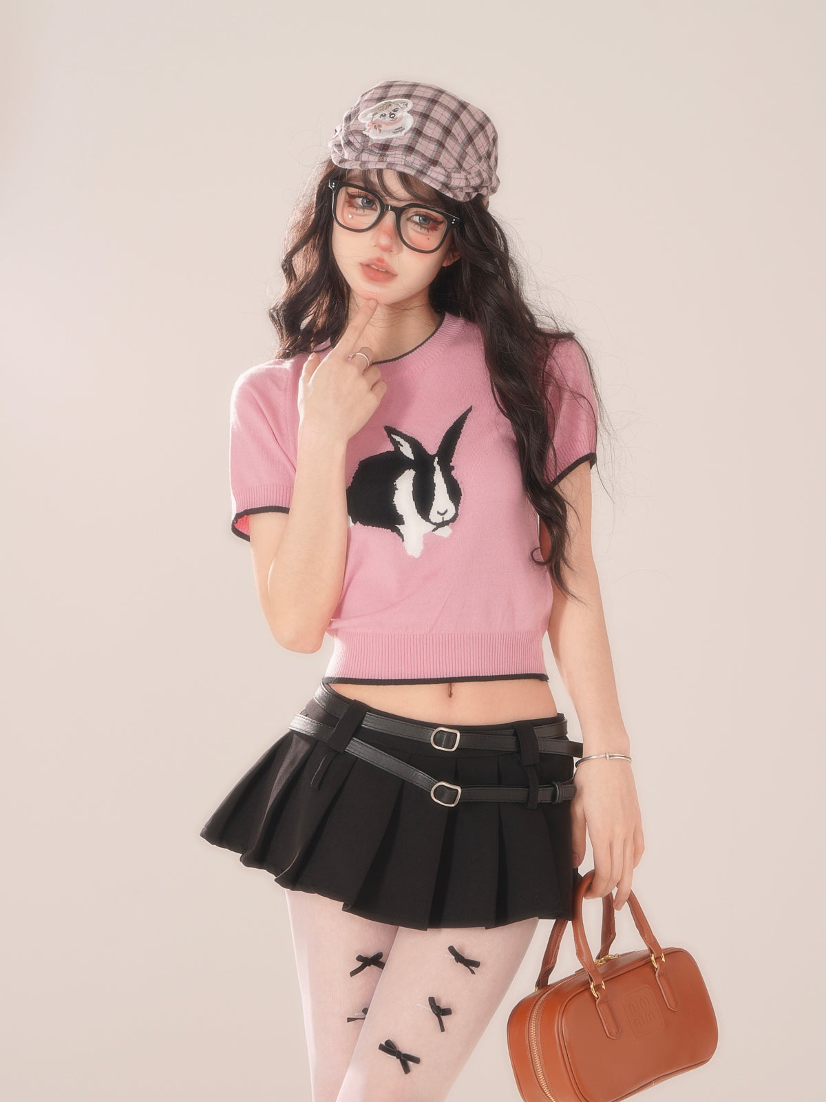 Rabbit Short Bicolor Retro Top