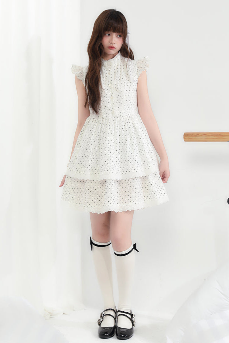 Cake Flying Doppelärmelkleid
