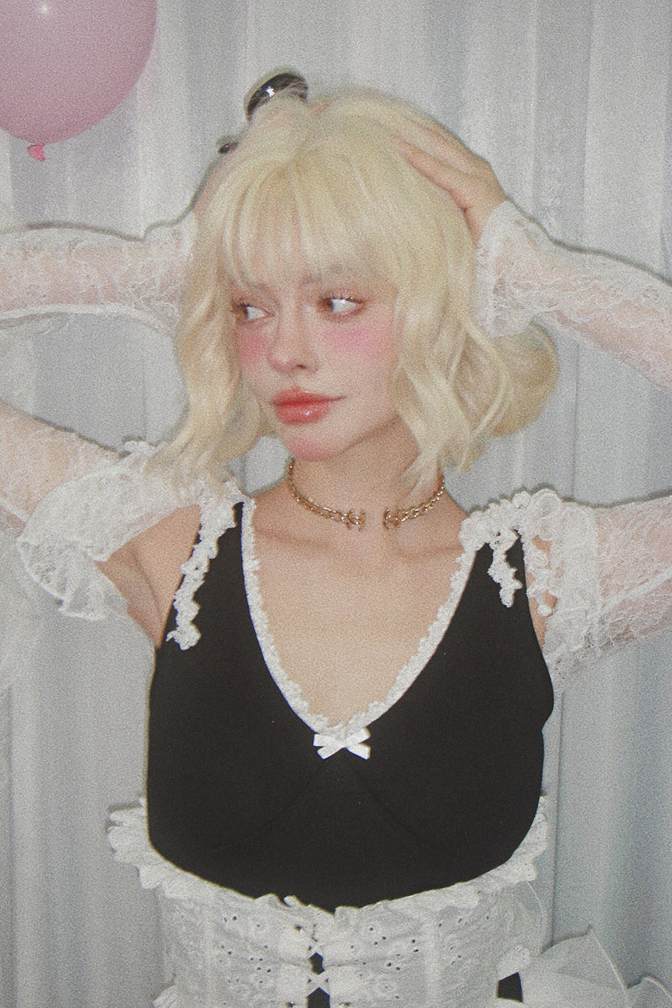 Lace Cardigan Short Sheer Ultra