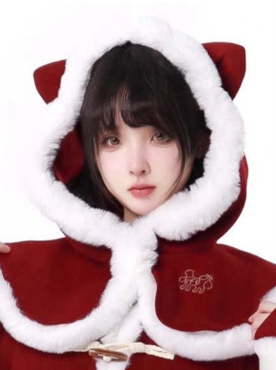 ニャールストーリーコートマントナーレッグウォーマー+オフショルダードレス