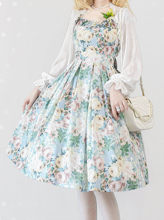 Lolley Dress + Cardigan Ta Trochrasic Elegan Forest Basket