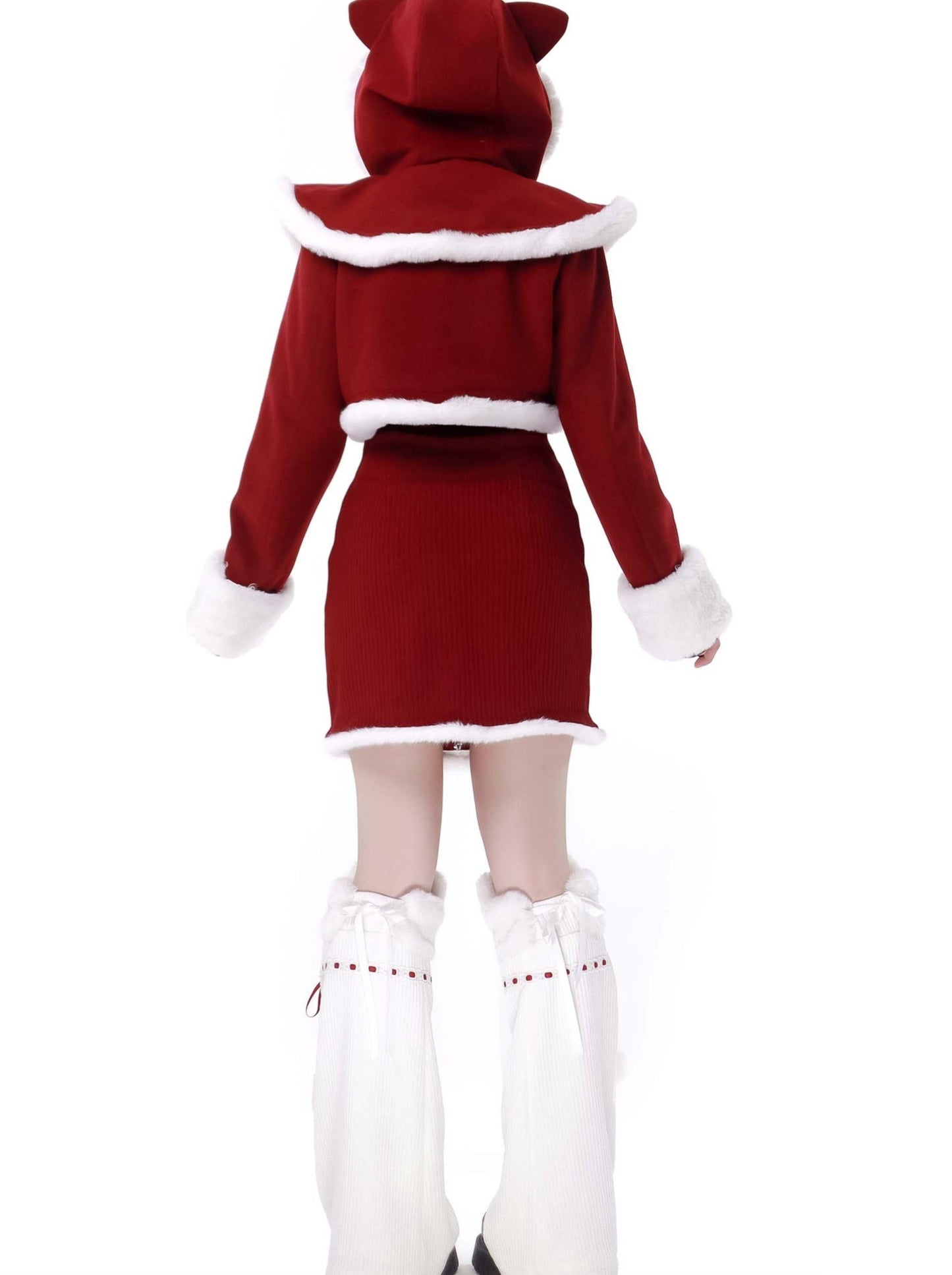 ニャールストーリーコートマントナーレッグウォーマー+オフショルダードレス